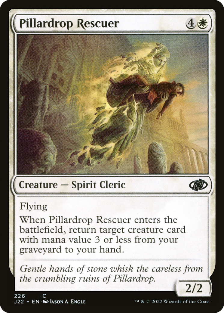 Pillardrop Rescuer [Jumpstart 2022] MTG Single Magic: The Gathering | Red Claw Gaming