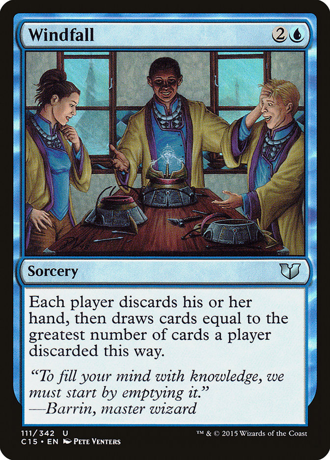 Windfall [Commander 2015] MTG Single Magic: The Gathering | Red Claw Gaming
