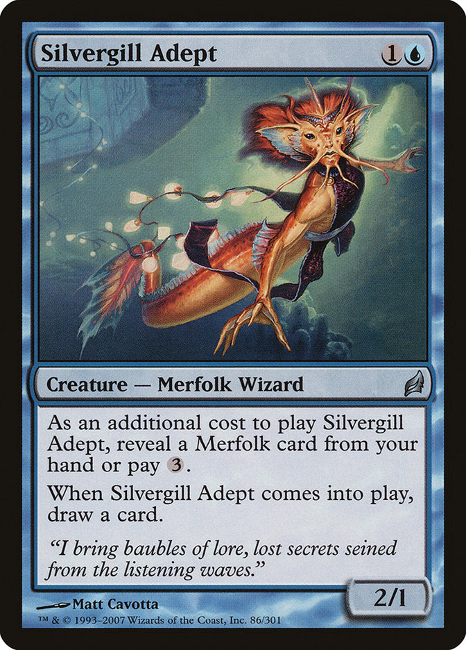 Silvergill Adept [Lorwyn] MTG Single Magic: The Gathering | Red Claw Gaming