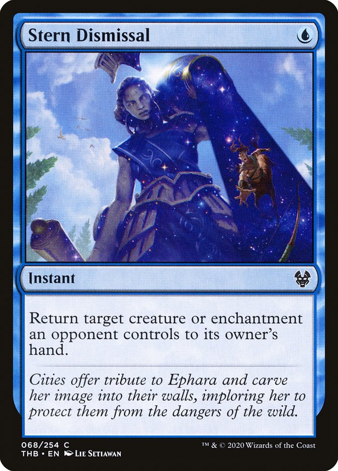 Stern Dismissal [Theros Beyond Death] MTG Single Magic: The Gathering | Red Claw Gaming