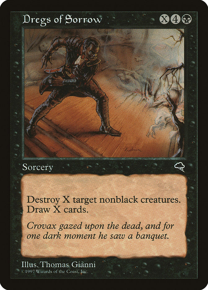 Dregs of Sorrow [Tempest] MTG Single Magic: The Gathering | Red Claw Gaming