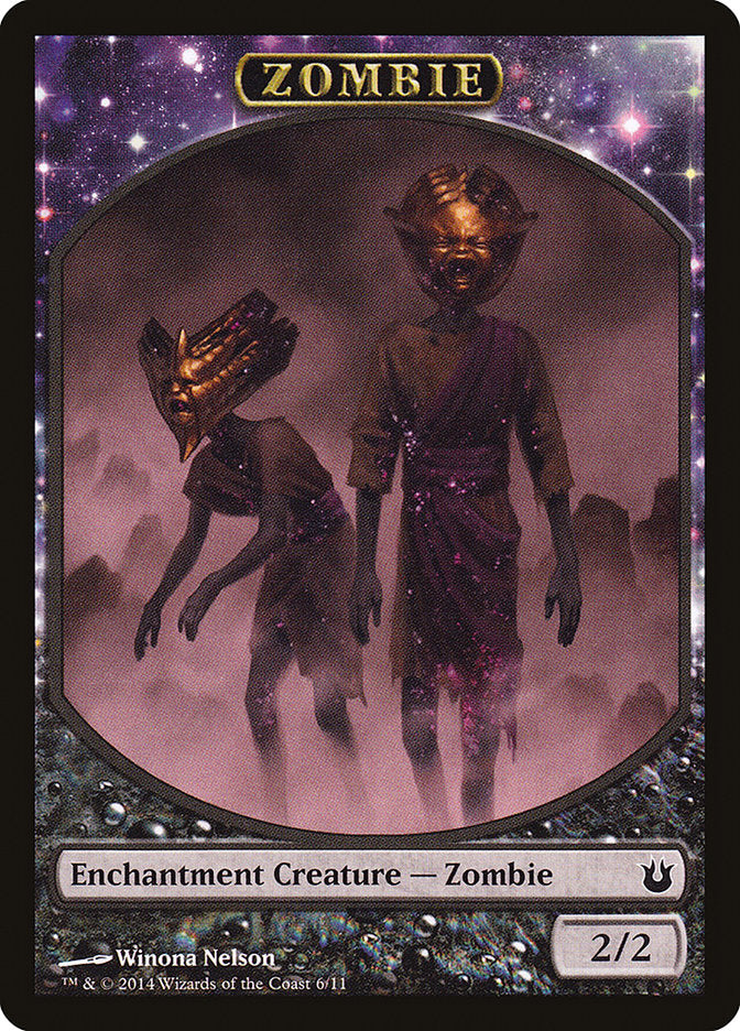 Zombie Token [Born of the Gods Tokens] MTG Single Magic: The Gathering | Red Claw Gaming
