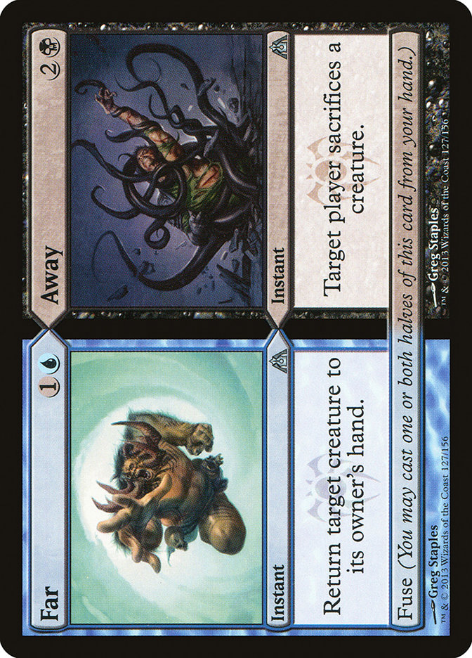 Far // Away [Dragon's Maze] MTG Single Magic: The Gathering | Red Claw Gaming