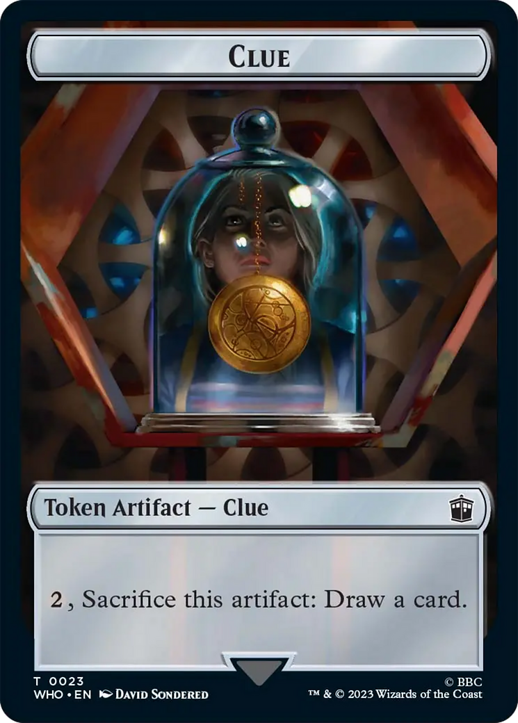 Clue Token [Doctor Who Tokens] MTG Single Magic: The Gathering | Red Claw Gaming