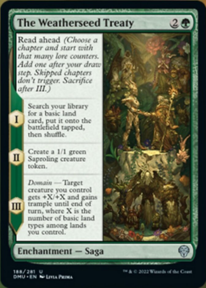 The Weatherseed Treaty [Dominaria United] MTG Single Magic: The Gathering | Red Claw Gaming