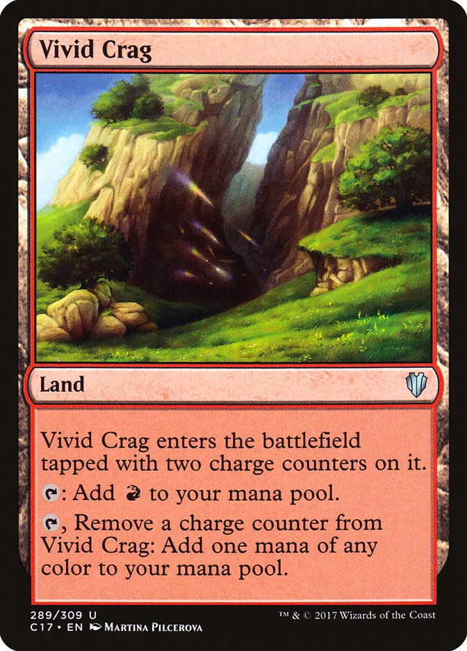 Vivid Crag [Commander 2017] MTG Single Magic: The Gathering | Red Claw Gaming