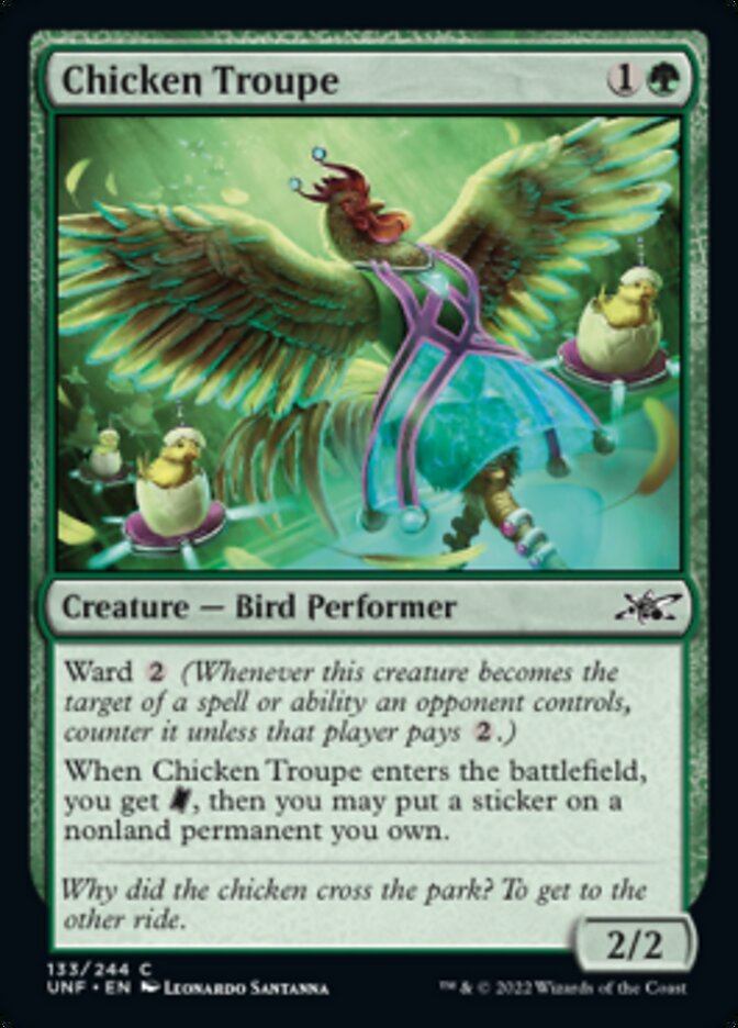 Chicken Troupe [Unfinity] MTG Single Magic: The Gathering    | Red Claw Gaming