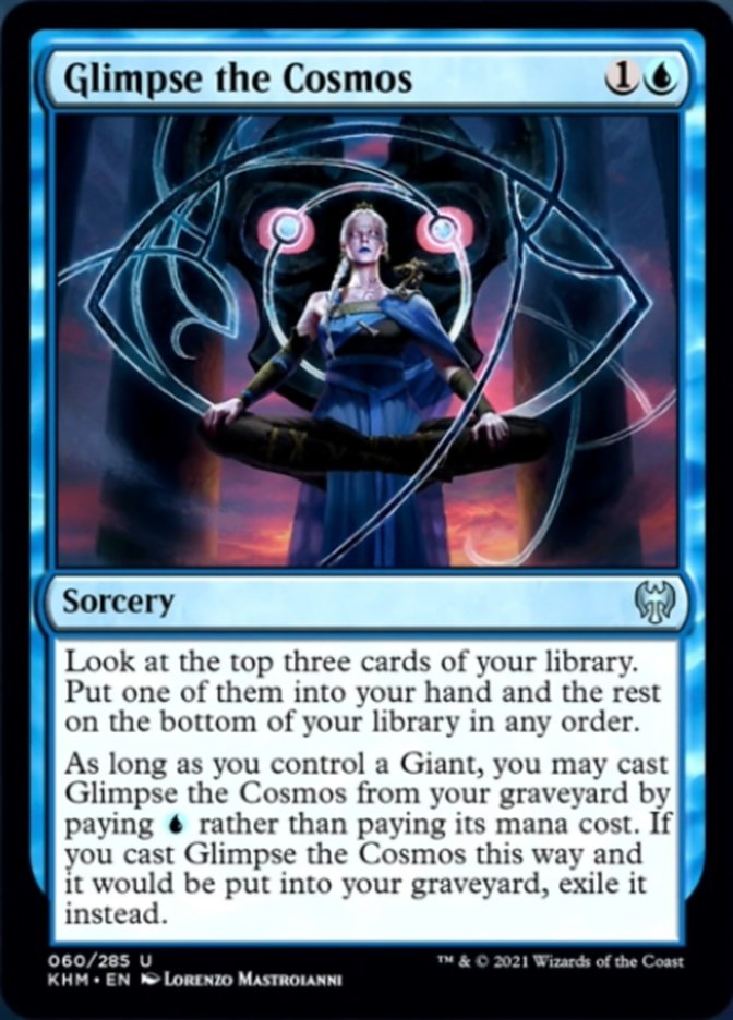 Glimpse the Cosmos [Kaldheim] MTG Single Magic: The Gathering | Red Claw Gaming