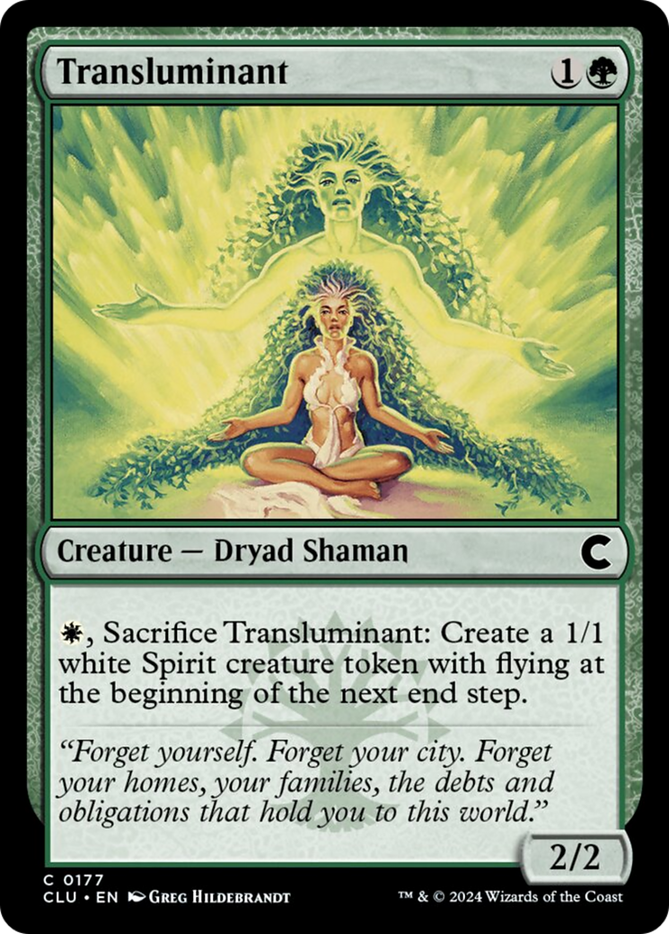Transluminant [Ravnica: Clue Edition] MTG Single Magic: The Gathering | Red Claw Gaming