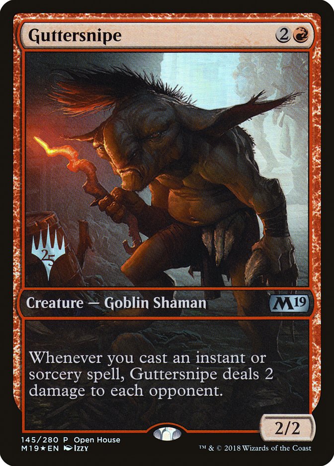 Guttersnipe (Open House) [Core Set 2019 Promos] MTG Single Magic: The Gathering | Red Claw Gaming