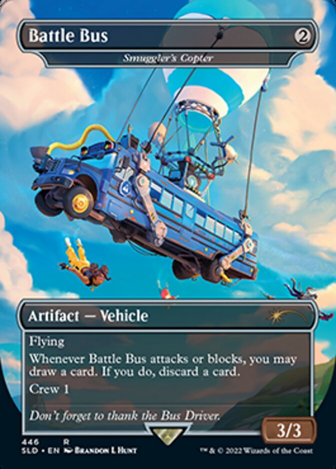 Smuggler's Copter - Battle Bus [Secret Lair Drop Series] MTG Single Magic: The Gathering | Red Claw Gaming