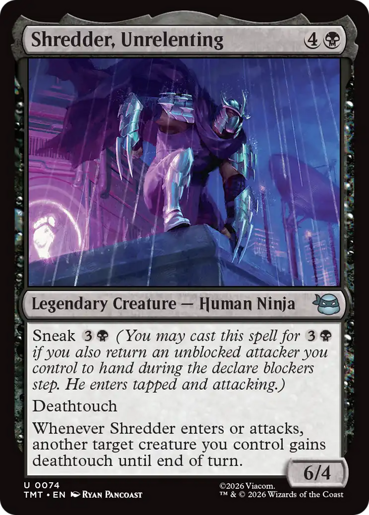 Shredder, Unrelenting [Teenage Mutant Ninja Turtles] MTG Single Magic: The Gathering | Red Claw Gaming