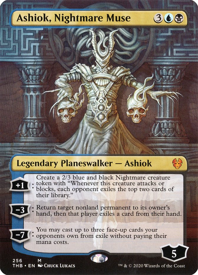Ashiok, Nightmare Muse (Borderless) [Theros Beyond Death] MTG Single Magic: The Gathering | Red Claw Gaming