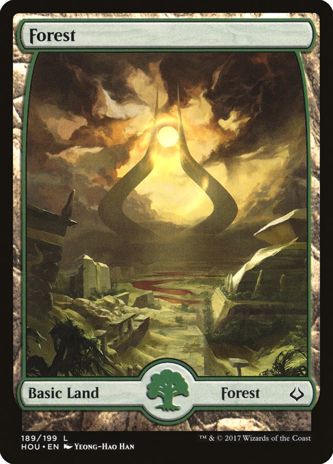 Forest (189) [Hour of Devastation] MTG Single Magic: The Gathering | Red Claw Gaming