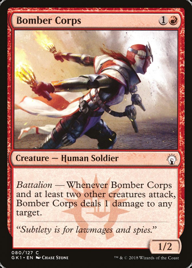 Bomber Corps [Guilds of Ravnica Guild Kit] MTG Single Magic: The Gathering | Red Claw Gaming