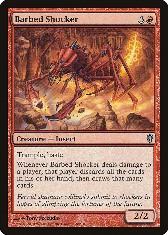Barbed Shocker [Conspiracy] MTG Single Magic: The Gathering | Red Claw Gaming