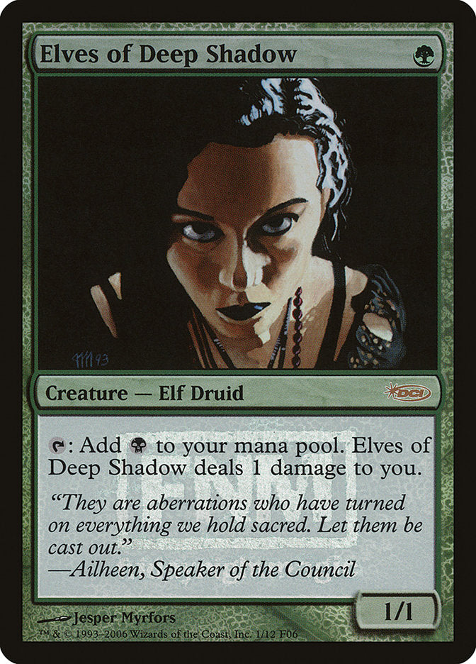 Elves of Deep Shadow [Friday Night Magic 2006] MTG Single Magic: The Gathering | Red Claw Gaming