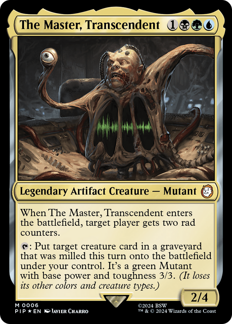 The Master, Transcendent [Fallout] MTG Single Magic: The Gathering | Red Claw Gaming