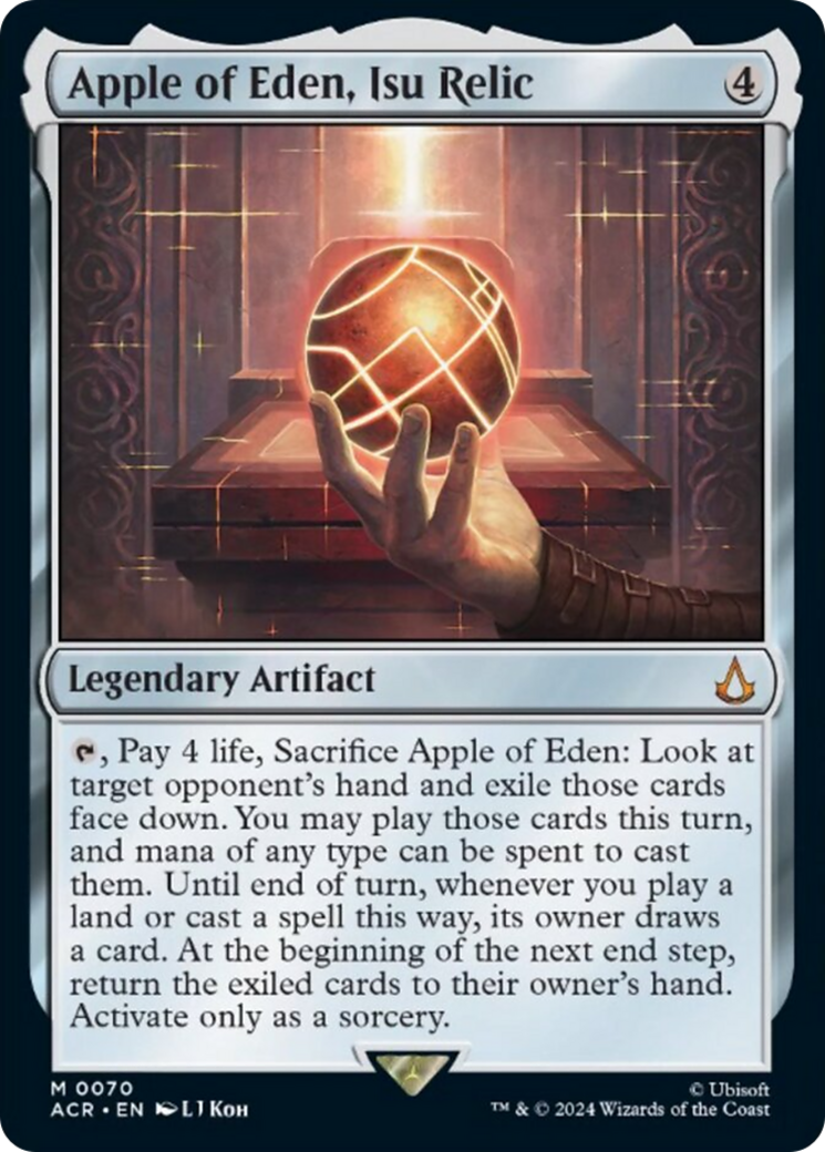 Apple of Eden, Isu Relic [Assassin's Creed] MTG Single Magic: The Gathering | Red Claw Gaming
