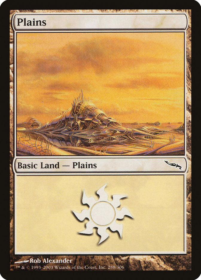 Plains (288) [Mirrodin] MTG Single Magic: The Gathering | Red Claw Gaming