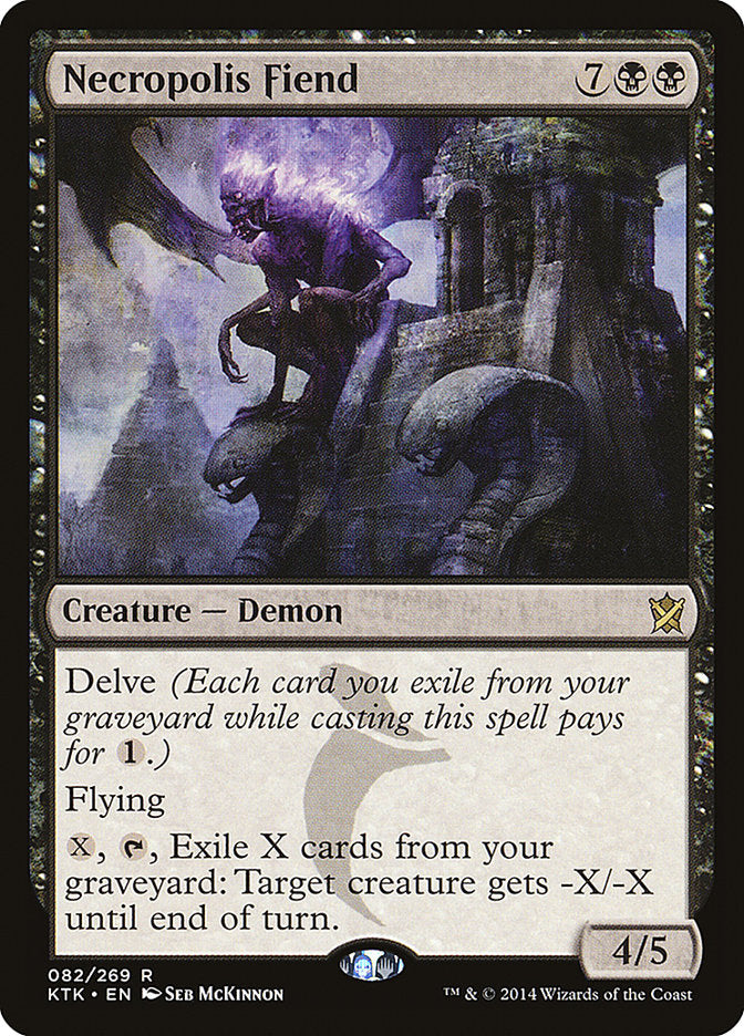 Necropolis Fiend [Khans of Tarkir] MTG Single Magic: The Gathering | Red Claw Gaming