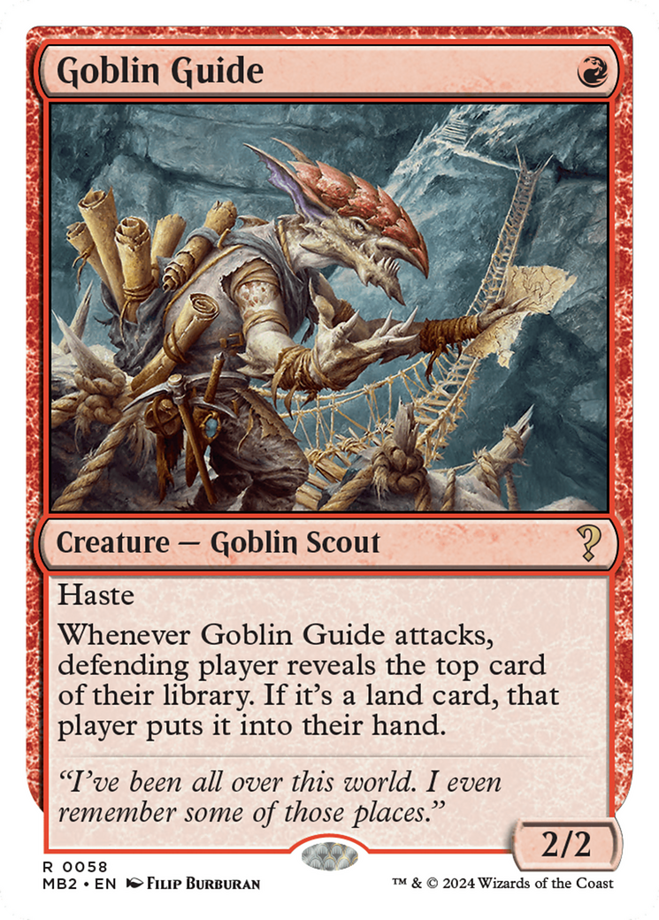 Goblin Guide [Mystery Booster 2] MTG Single Magic: The Gathering | Red Claw Gaming