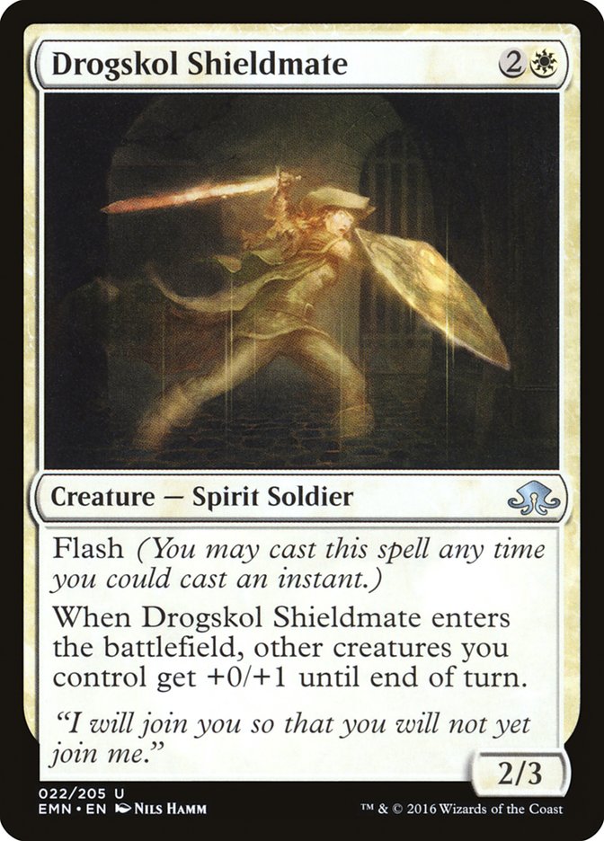Drogskol Shieldmate [Eldritch Moon] MTG Single Magic: The Gathering | Red Claw Gaming