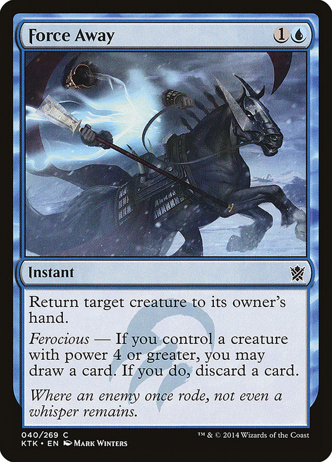 Force Away [Khans of Tarkir] MTG Single Magic: The Gathering | Red Claw Gaming