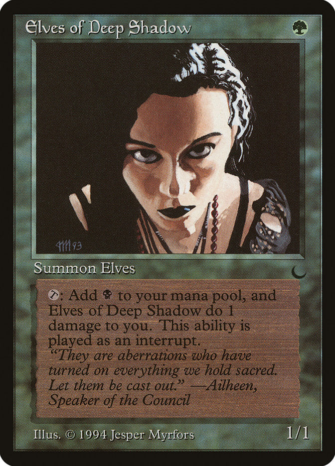 Elves of Deep Shadow [The Dark] MTG Single Magic: The Gathering | Red Claw Gaming