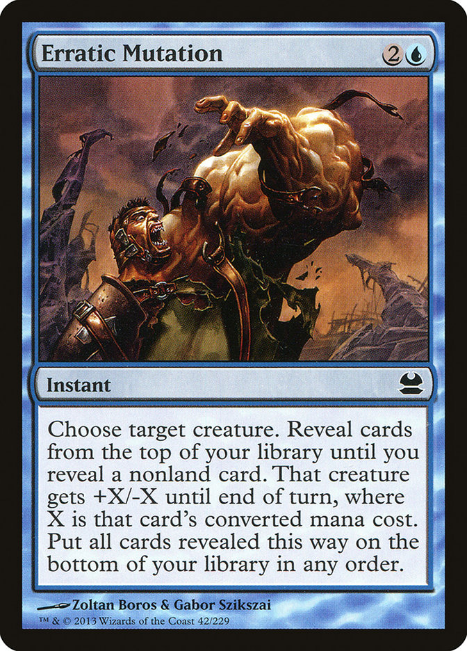 Erratic Mutation [Modern Masters] MTG Single Magic: The Gathering | Red Claw Gaming