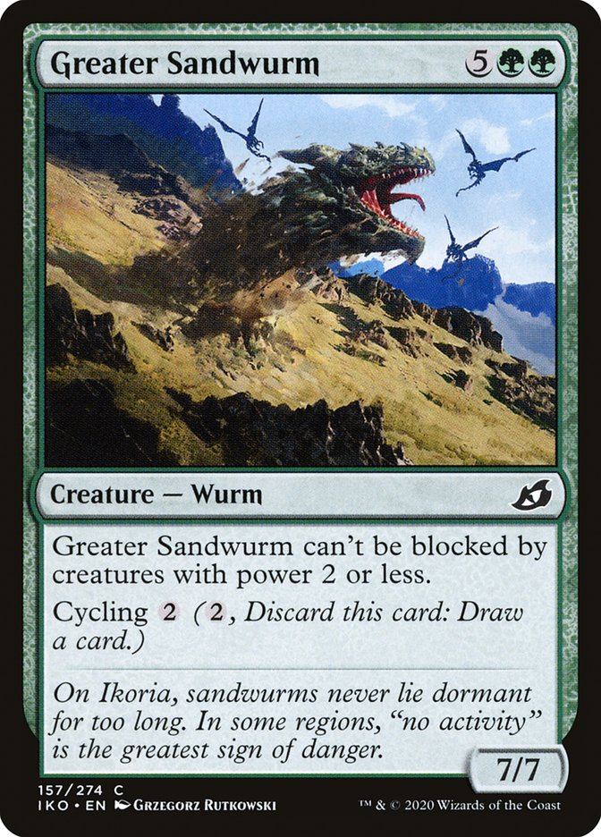 Greater Sandwurm [Ikoria: Lair of Behemoths] MTG Single Magic: The Gathering | Red Claw Gaming