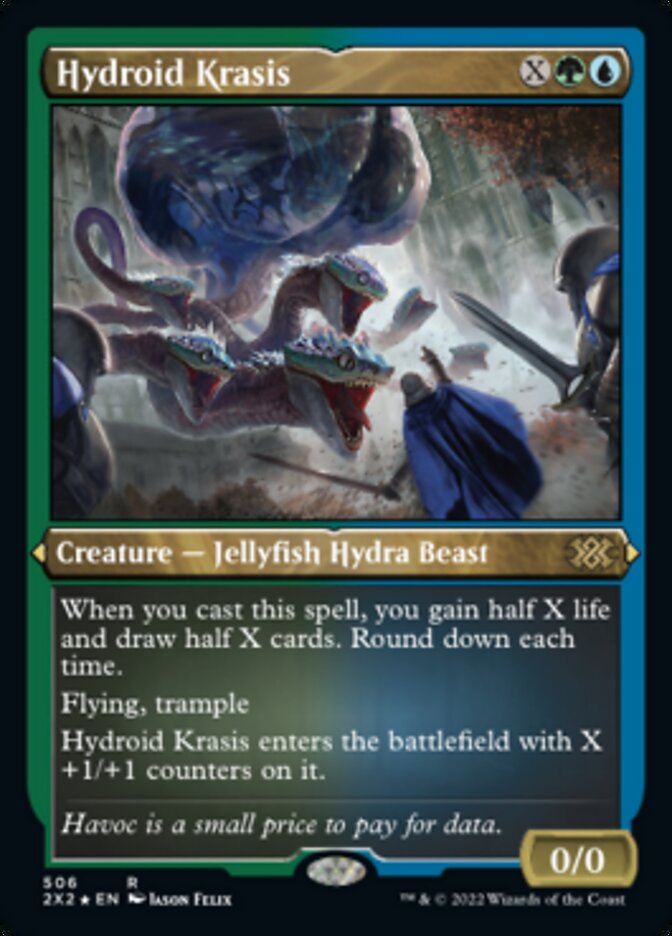 Hydroid Krasis (Foil Etched) [Double Masters 2022] MTG Single Magic: The Gathering    | Red Claw Gaming
