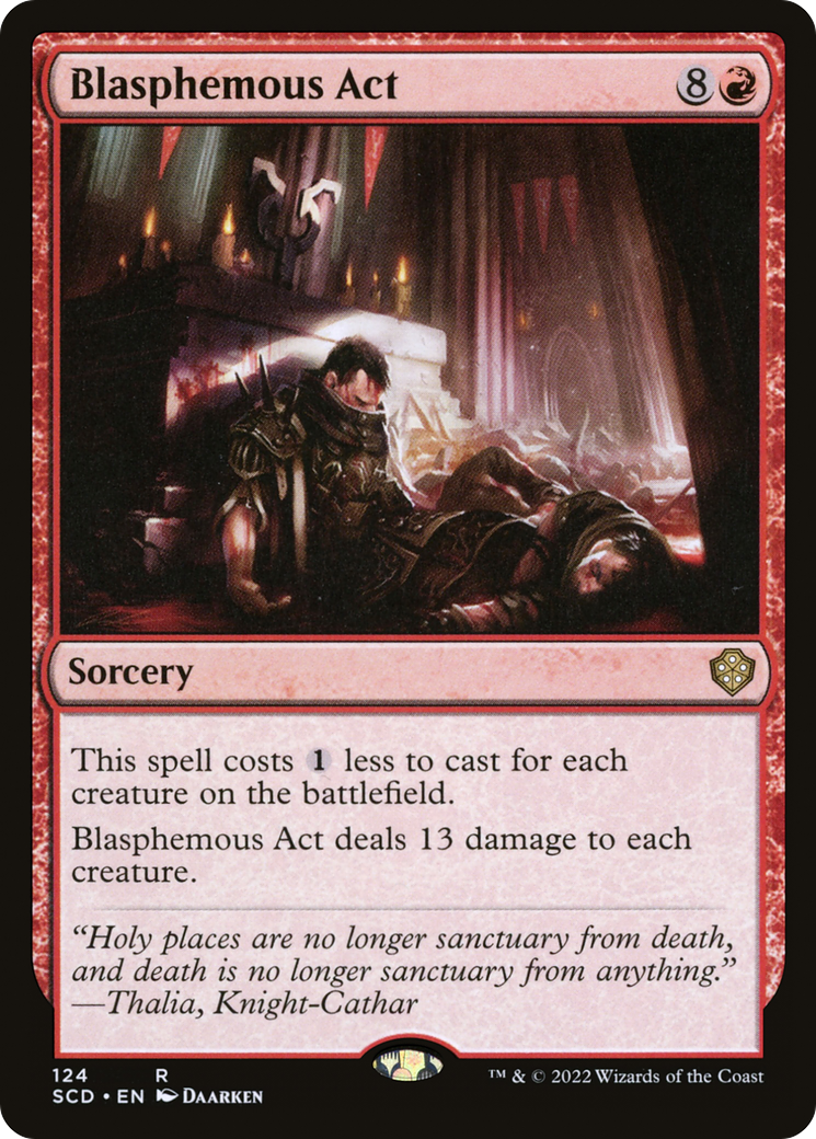 Blasphemous Act [Starter Commander Decks] MTG Single Magic: The Gathering | Red Claw Gaming