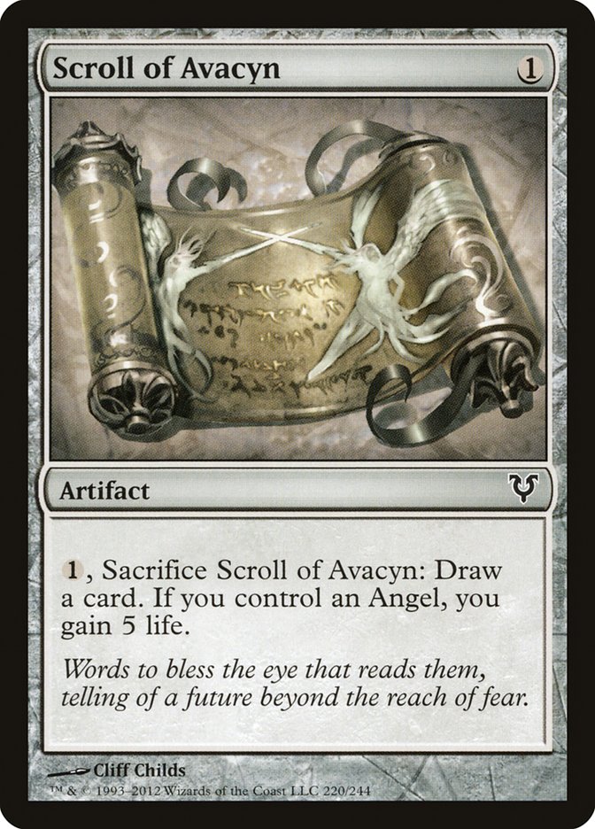 Scroll of Avacyn [Avacyn Restored] MTG Single Magic: The Gathering | Red Claw Gaming
