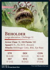 Beholder Art Card [Dungeons & Dragons: Adventures in the Forgotten Realms Art Series] MTG Single Magic: The Gathering | Red Claw Gaming
