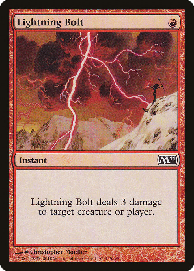 Lightning Bolt [Magic 2011] MTG Single Magic: The Gathering | Red Claw Gaming