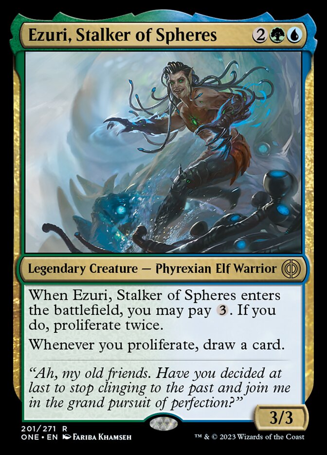 Ezuri, Stalker of Spheres [Phyrexia: All Will Be One] MTG Single Magic: The Gathering | Red Claw Gaming