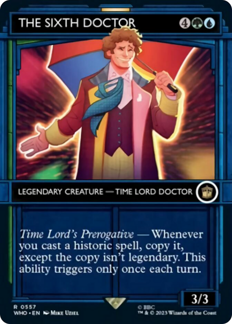 The Sixth Doctor (Showcase) [Doctor Who] MTG Single Magic: The Gathering    | Red Claw Gaming
