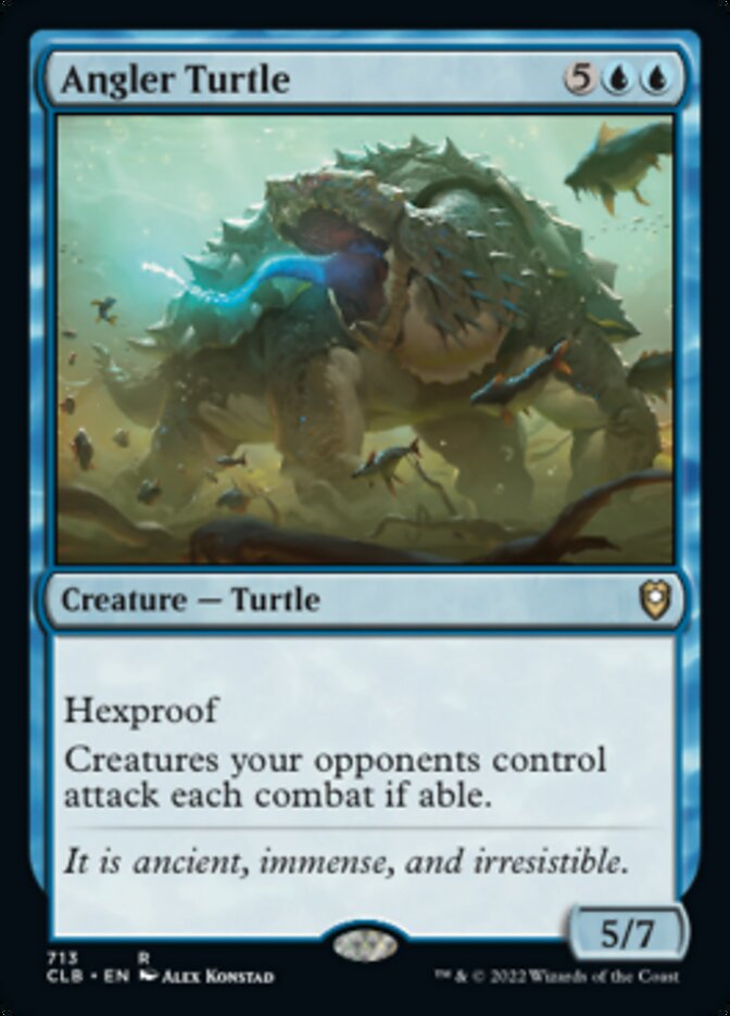 Angler Turtle [Commander Legends: Battle for Baldur's Gate] MTG Single Magic: The Gathering | Red Claw Gaming