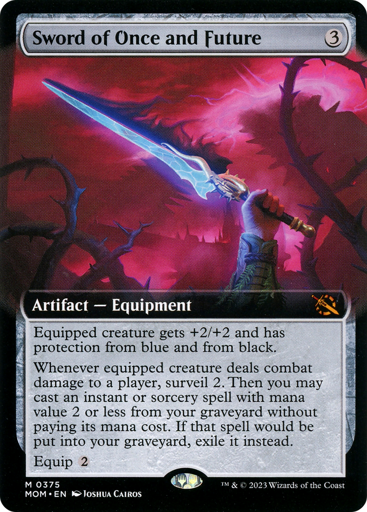 Sword of Once and Future (Extended Art) [March of the Machine] MTG Single Magic: The Gathering    | Red Claw Gaming
