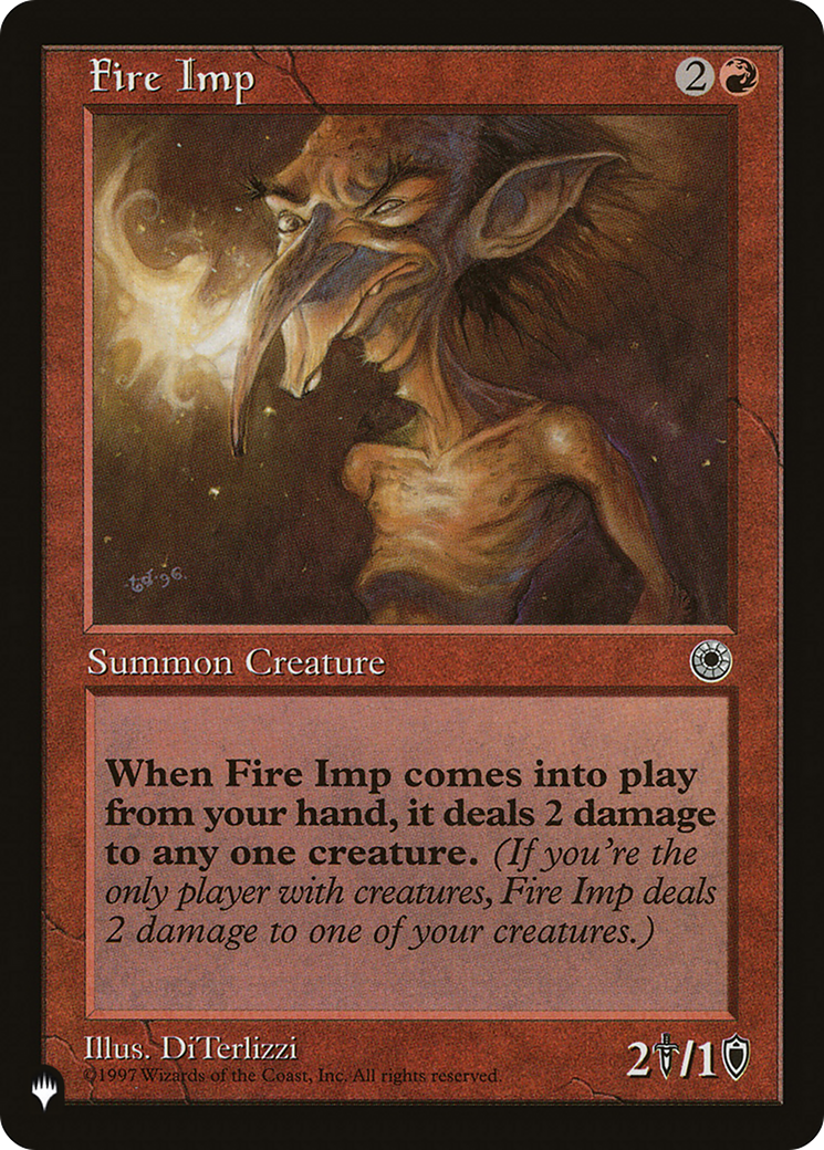 Fire Imp [The List] MTG Single Magic: The Gathering | Red Claw Gaming