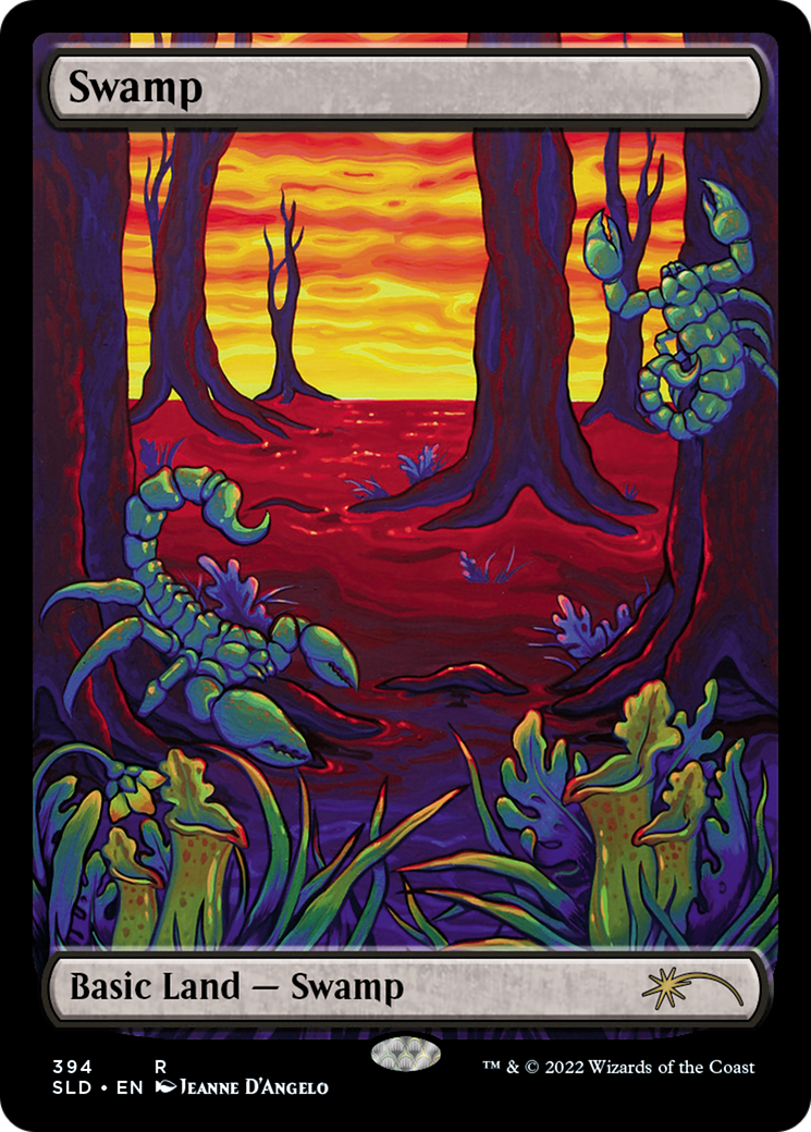Swamp (394) [Secret Lair Drop Series] MTG Single Magic: The Gathering | Red Claw Gaming