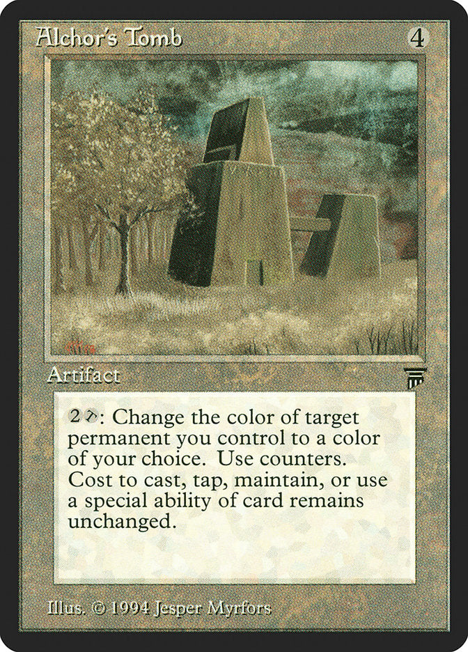 Alchor's Tomb [Legends] MTG Single Magic: The Gathering | Red Claw Gaming