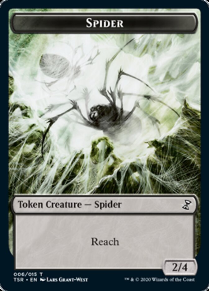 Spider Token [Time Spiral Remastered Tokens] MTG Single Magic: The Gathering | Red Claw Gaming