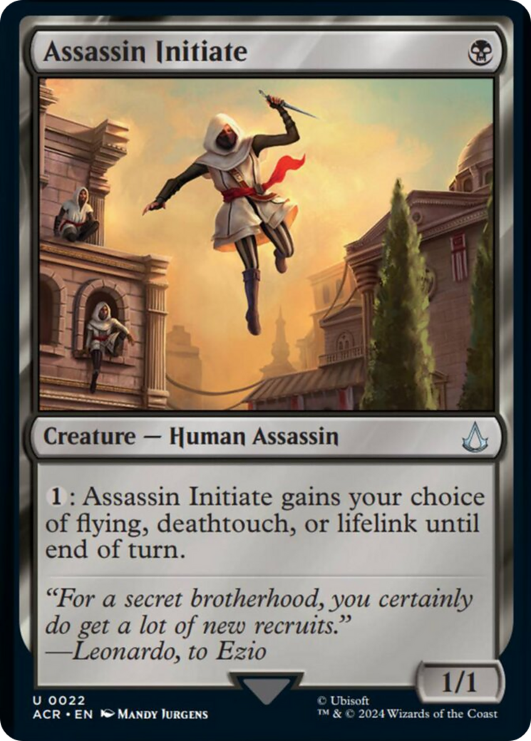 Assassin Initiate [Assassin's Creed] MTG Single Magic: The Gathering | Red Claw Gaming