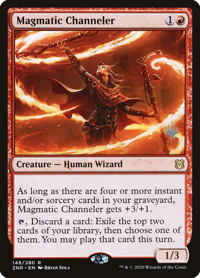 Magmatic Channeler (Promo Pack) [Zendikar Rising Promos] MTG Single Magic: The Gathering | Red Claw Gaming