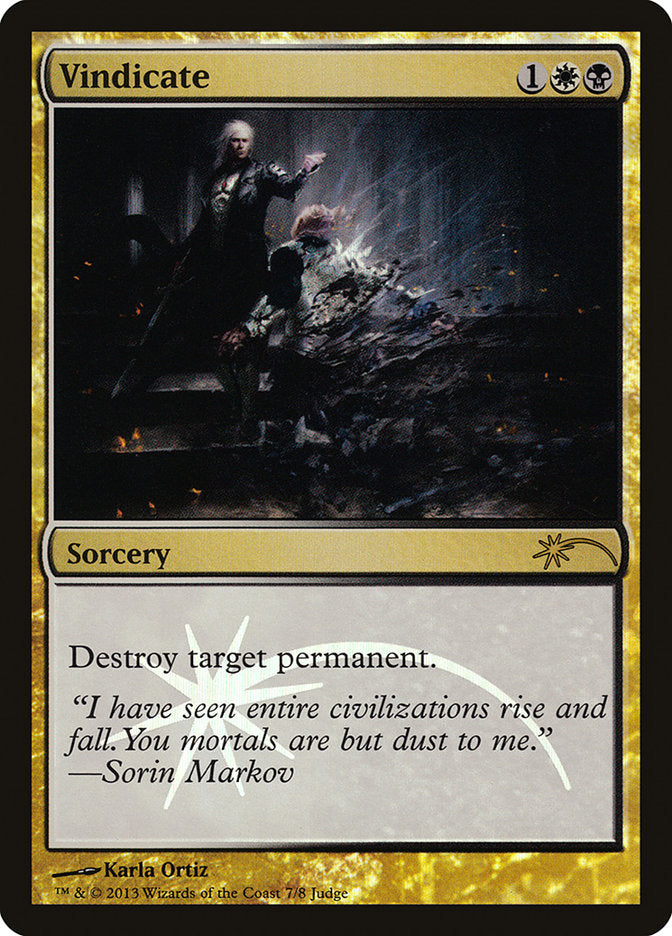 Vindicate [Judge Gift Cards 2013] MTG Single Magic: The Gathering | Red Claw Gaming