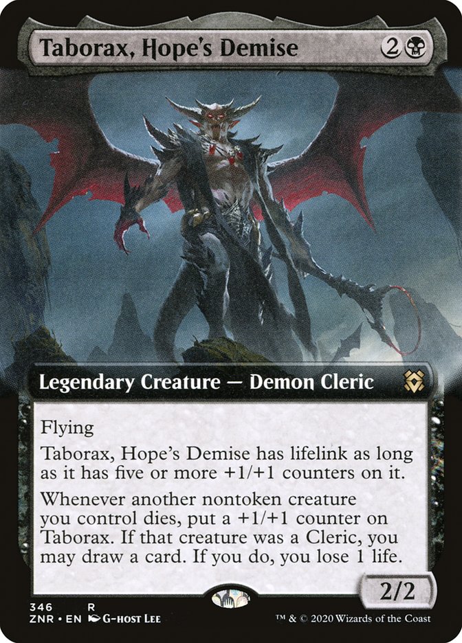 Taborax, Hope's Demise (Extended Art) [Zendikar Rising] MTG Single Magic: The Gathering | Red Claw Gaming
