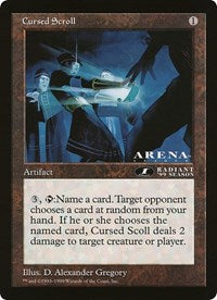 Cursed Scroll (Oversized) [Oversize Cards] MTG Single Magic: The Gathering | Red Claw Gaming