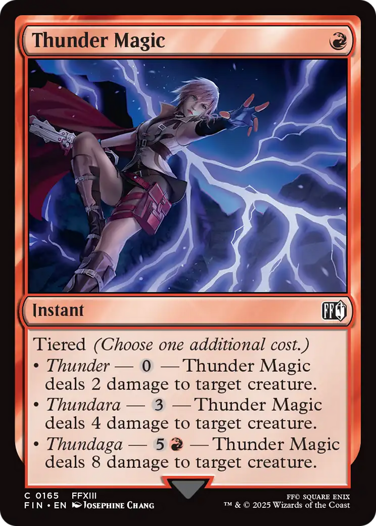 Thunder Magic [FINAL FANTASY] MTG Single Magic: The Gathering | Red Claw Gaming